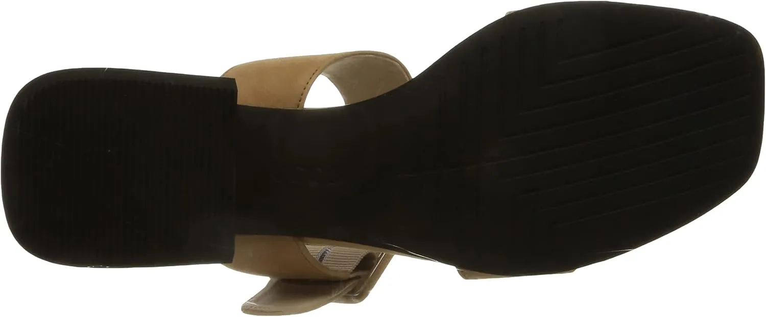 ECCO Women's Elevate Square Toe Slide Heeled Sandal