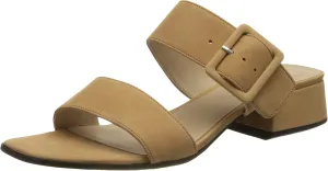 ECCO Women's Elevate Square Toe Slide Heeled Sandal