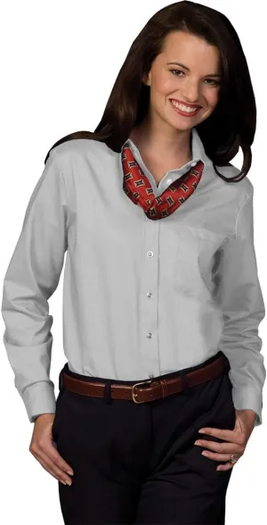 Edwards Garment Women's Easy Care Long Sleeve Oxford Shirt