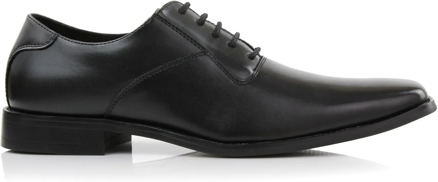 Ferro Aldo Alvin MFA19696 Men's Plain Square-Toe Derby Dress Shoes