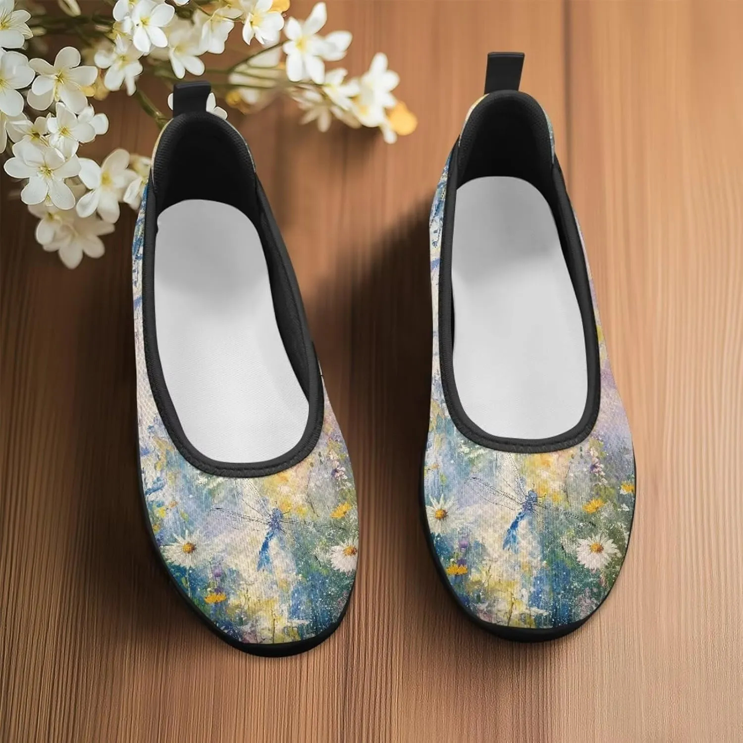 Flat Walking Sneakers Animal Print Womens Loafers Comfort Lightweight Non Slip Workout Gym Nurse Shoes Ladies Fashion Casual Outfit Loafer Sneaker