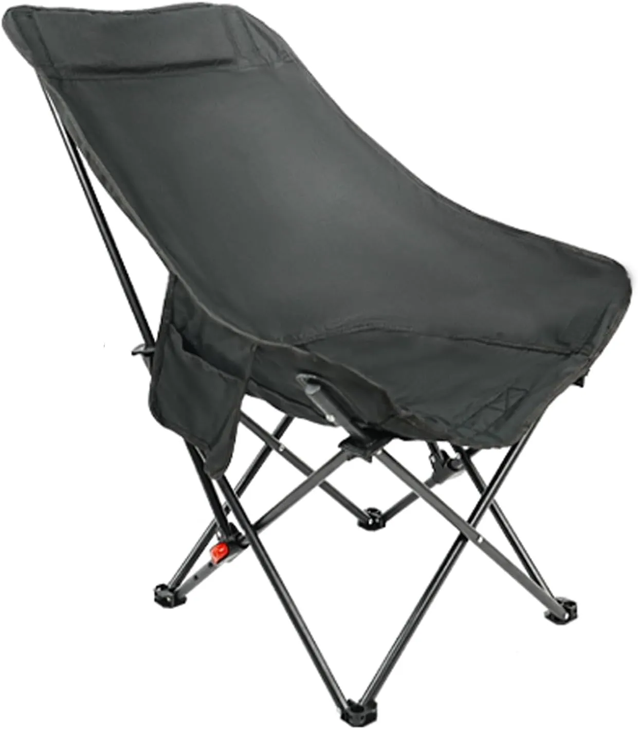 Folding Chairs for Outside, Three-Level Adjustable Height with backrest, Comfortable and Widened Folding seat, Camping Chairs, Portable Recliner, Beach Fishing Picnic Chair(Black)