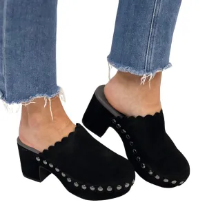 GEMINI in Black Suede