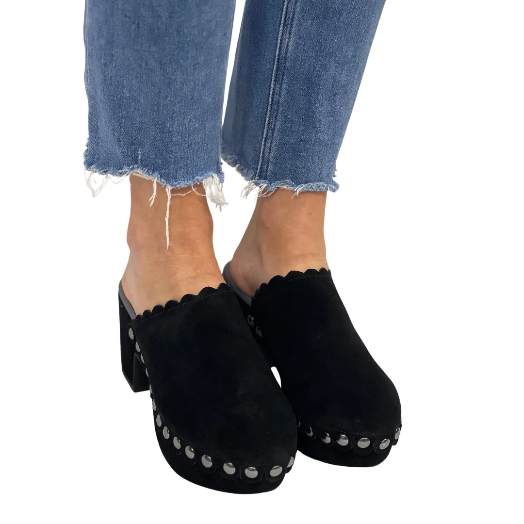GEMINI in Black Suede