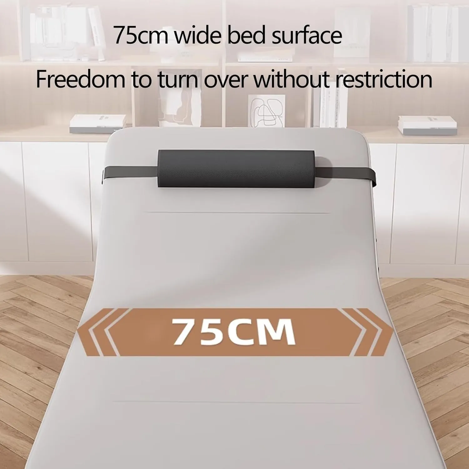 Generic Foldable Bed with Mattress 4 Positions Adjustable Reclining Folding Camping Cot Sleeping Bed Outdoor Portable Chaise Lounge Chair with Antis Slip Mat(Black,170 * 56 * 28cm)