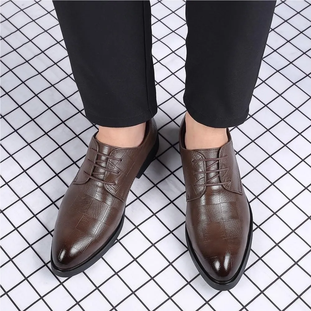 Height Increasing Shoes Men Taller Elevator Invisible Insole for Daily Men's Heighten Increased Wedding Oxfords Office Male