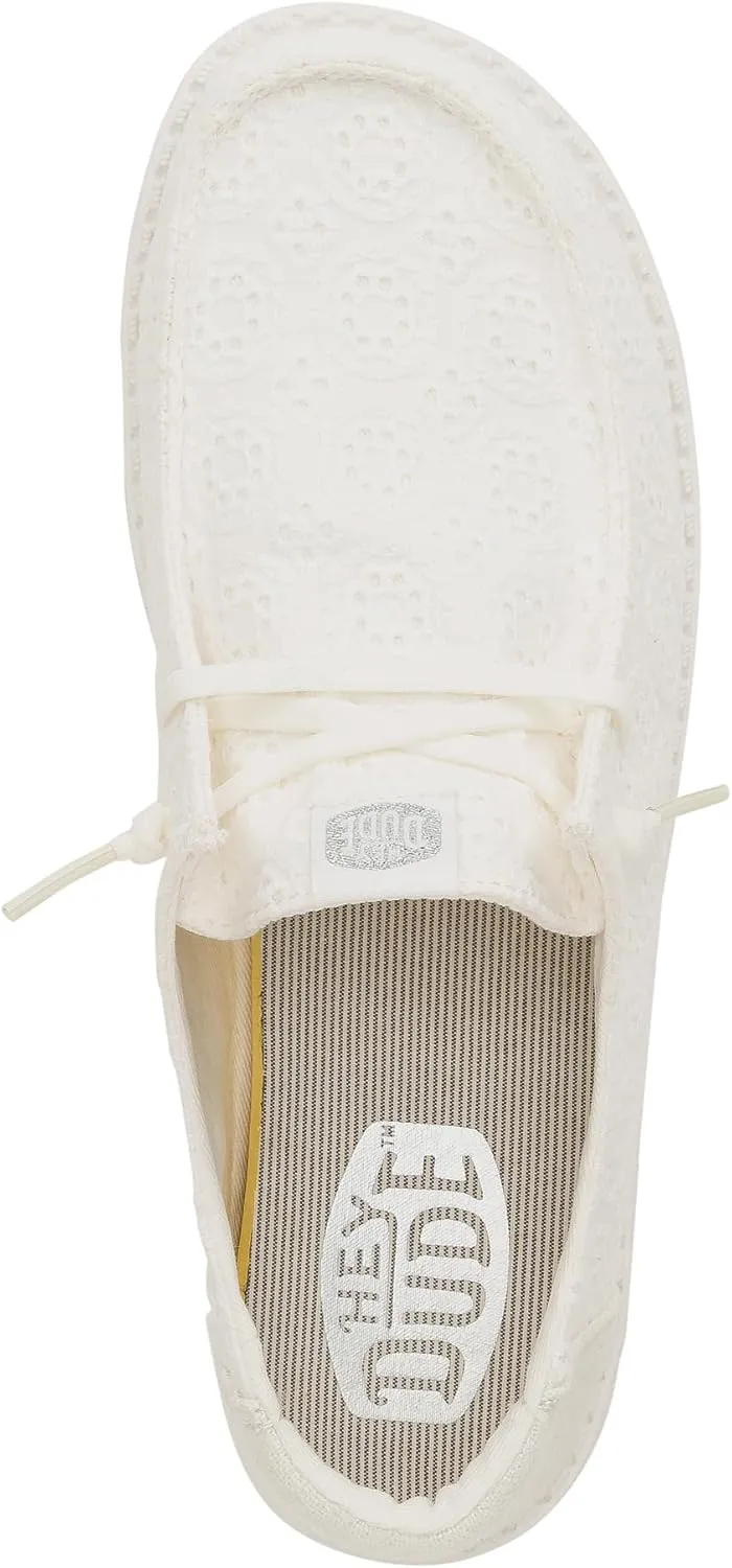 Hey Dude Women's Wendy Eyelet Lace Loafer