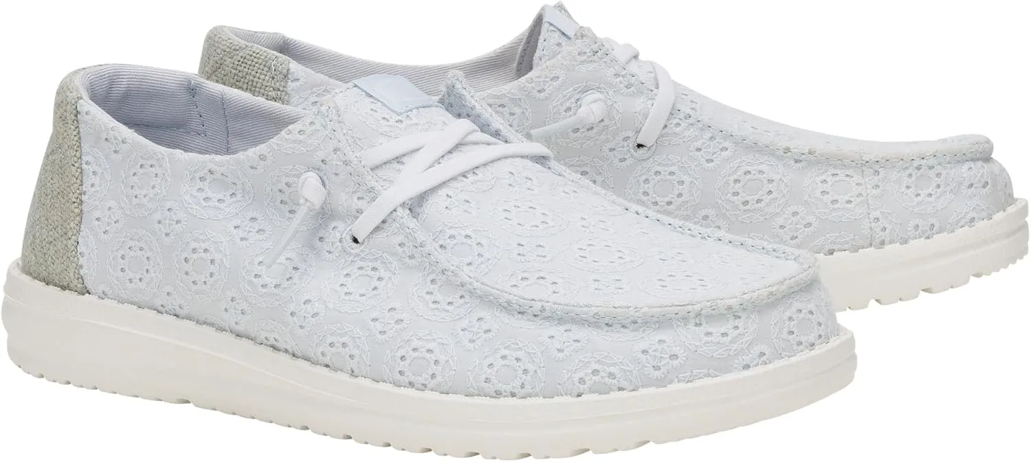 Hey Dude Women's Wendy Eyelet Lace Loafer