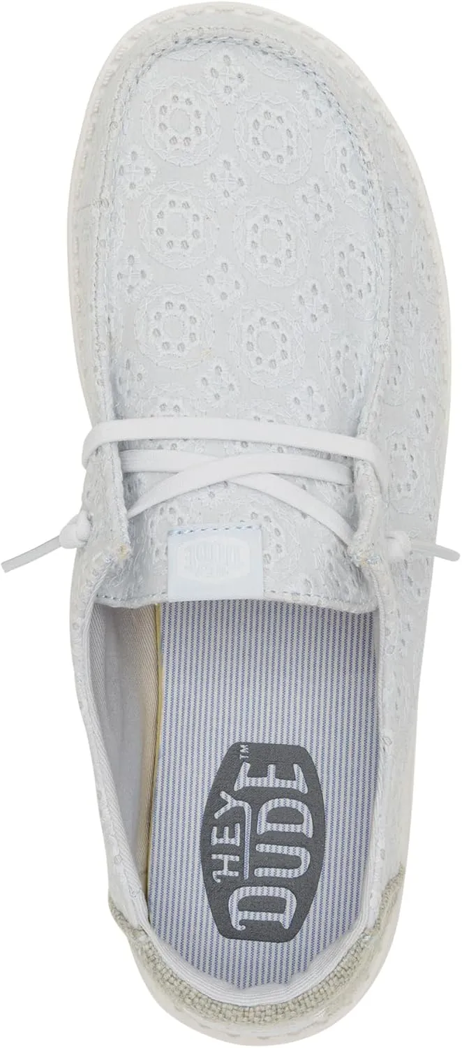Hey Dude Women's Wendy Eyelet Lace Loafer