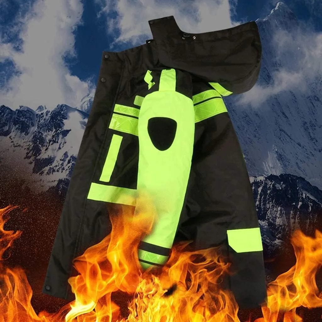 Hi Vis Vests, Waterproof Reflective Suit, Jacket Rainproof High Visibility Detachable Inner Reflective Safety Vest
