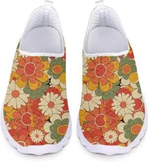 INSTANTARTS 3D Animal Women's Breathable Flat Running Water Shoes Beach Loafer