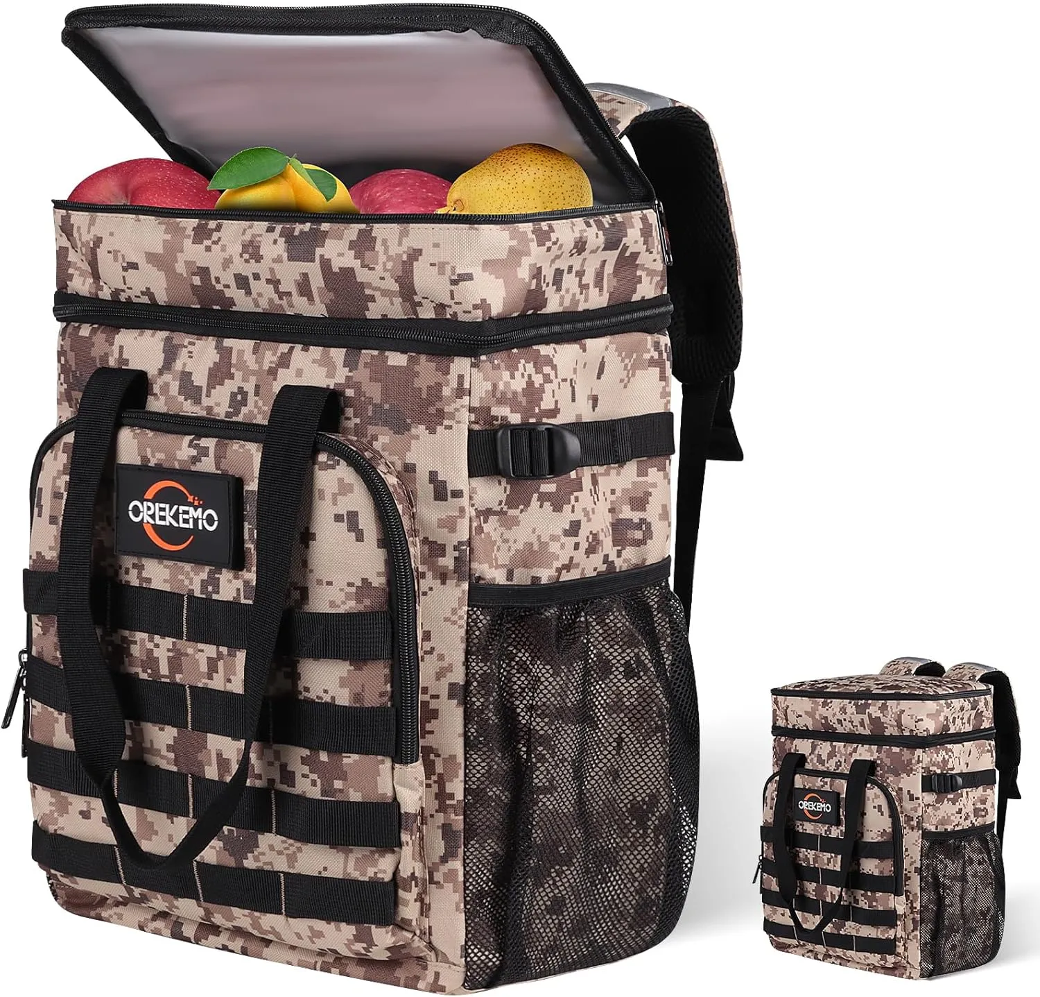 Insulated Cooler Backpack Waterproof Leak-Proof Over-Size Storage for Picnic, Camping, Lunch, Large Soft Cooler Bag Outdoor