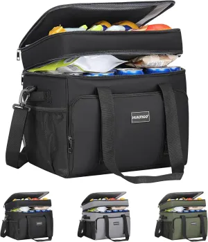 Insulated Soft Cooler Bag, Large Ice Coolers Soft Sided Ice Chest for Beach, Collapsible and Portable