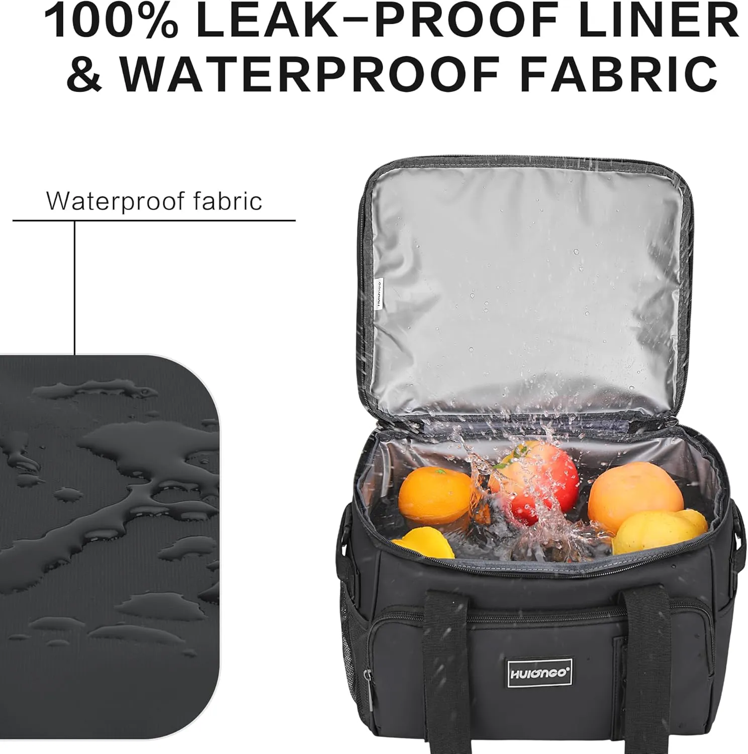 Insulated Soft Cooler Bag, Large Ice Coolers Soft Sided Ice Chest for Beach, Collapsible and Portable
