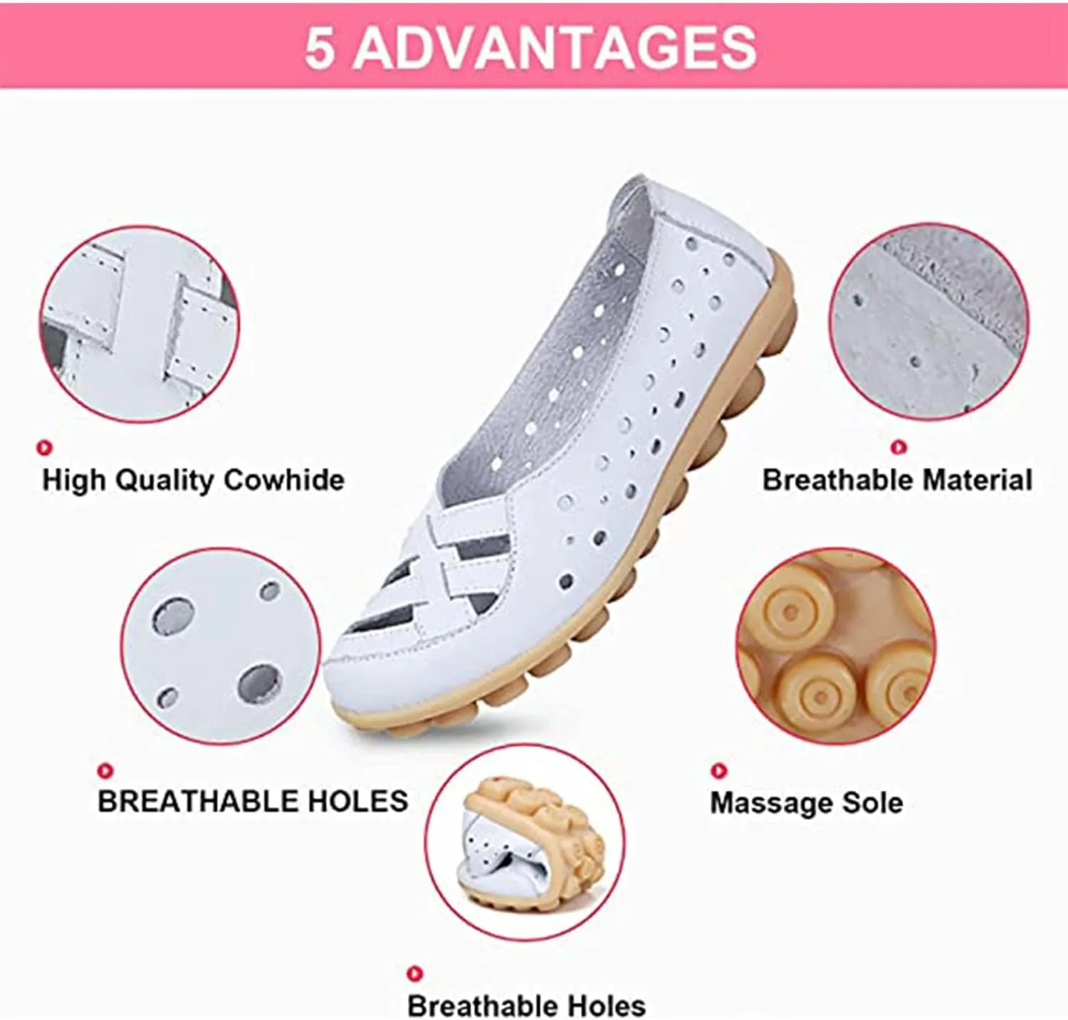 Jfxgjuv Owlkay New Casual Women Shoes Owlkay Shoes for Women Soft Sole Slide Sports Sandals Loafer
