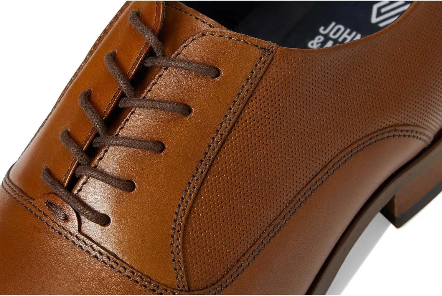 Johnston & Murphy Men's Landry Embossed Cap Toe Oxford
