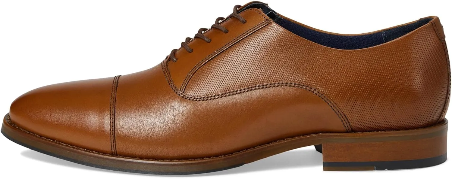 Johnston & Murphy Men's Landry Embossed Cap Toe Oxford