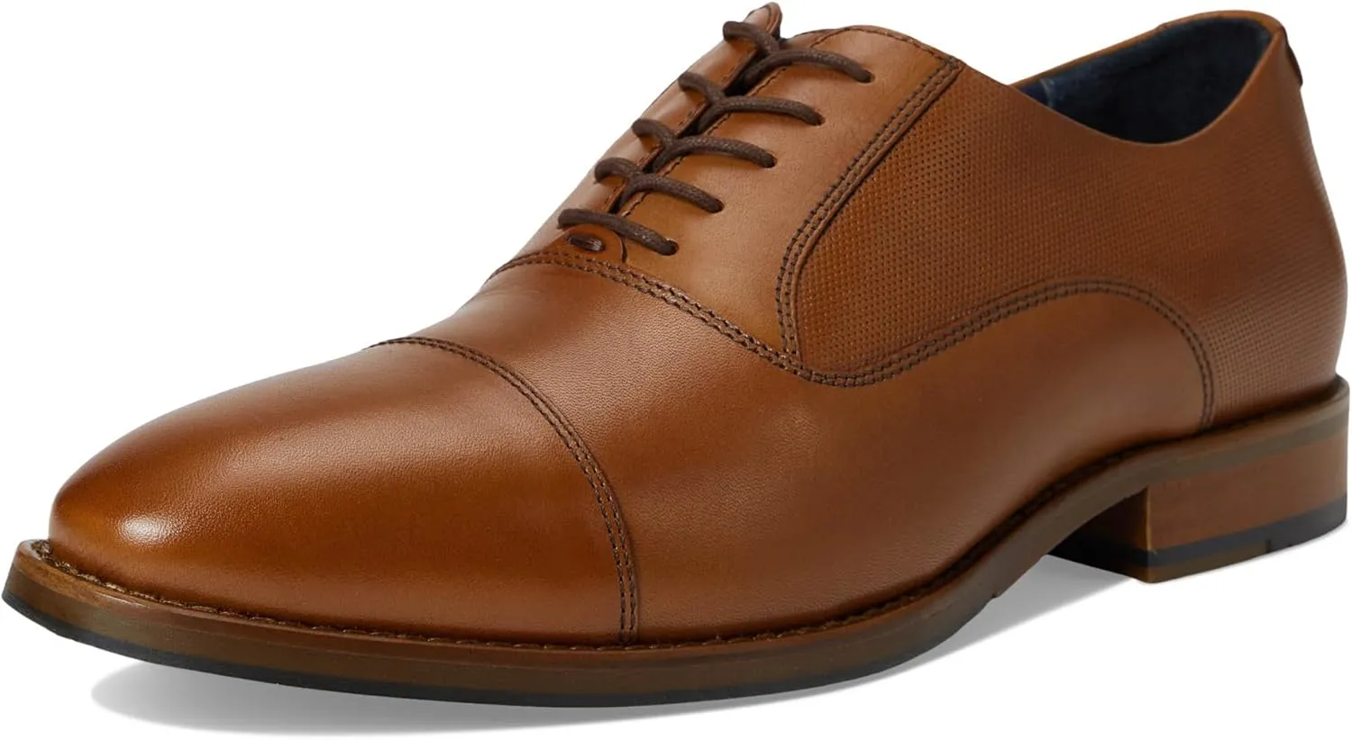 Johnston & Murphy Men's Landry Embossed Cap Toe Oxford