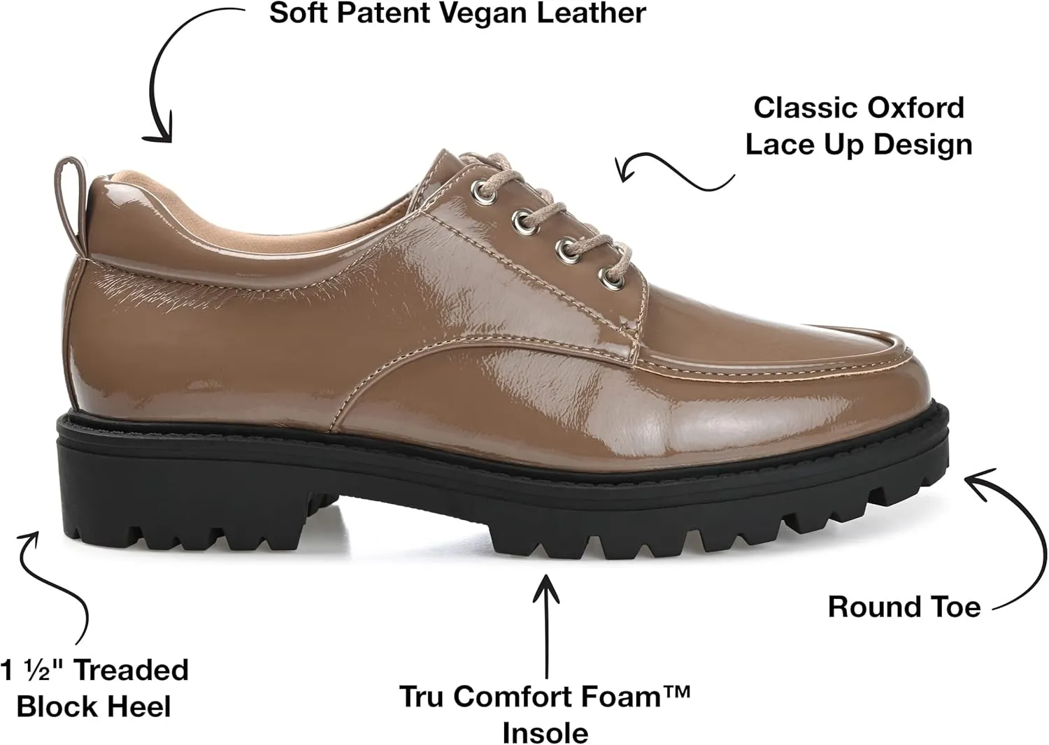 Journee Women's Comfort Foam Zina Oxford