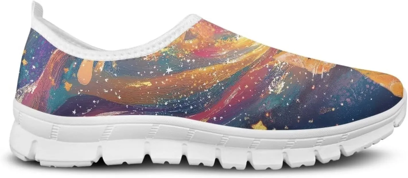 JoyLamoria Hummingbird Sneakers Low Top Flats Loafer Lightweight Walking Travel Shoes Girls 2025 Fashion Boat Shoes