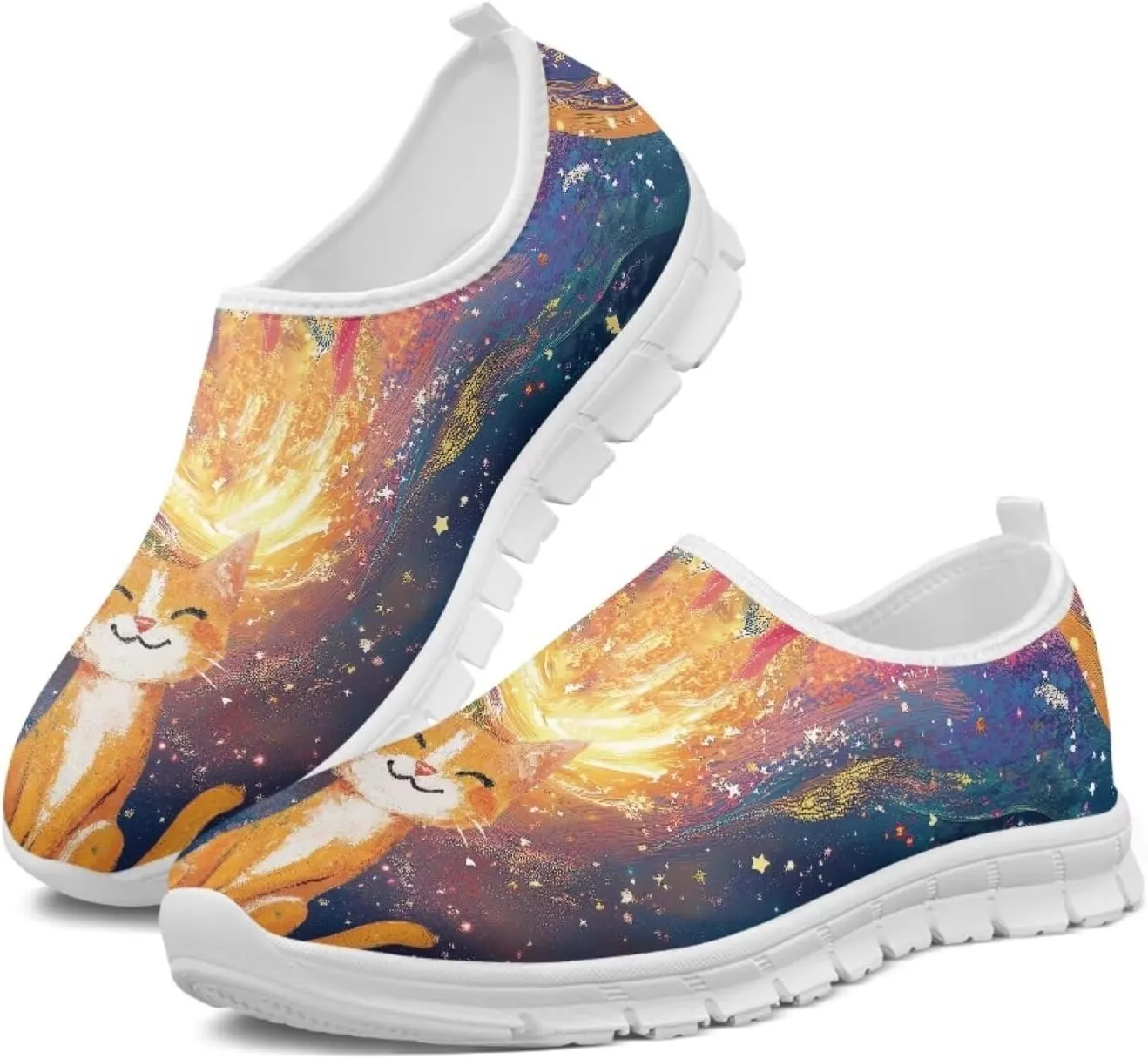 JoyLamoria Hummingbird Sneakers Low Top Flats Loafer Lightweight Walking Travel Shoes Girls 2025 Fashion Boat Shoes