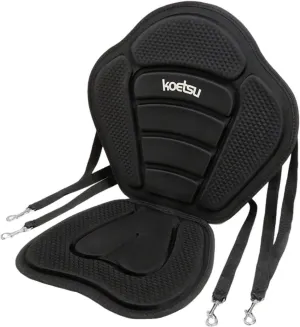 Kayak Seat Pad, Canoe Seat, Kayak Accessory Thick with Backrest Stand up Paddle Board Seat for Inflatable Boat