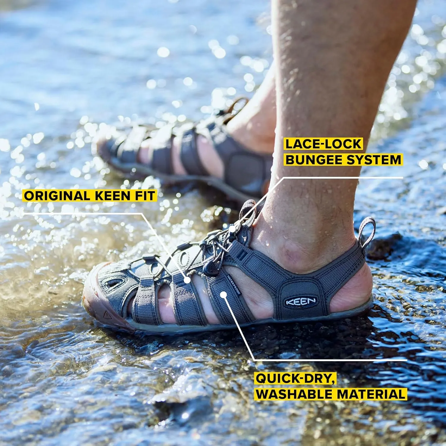 KEEN Men's Clearwater CNX Lightweight Water Sandals