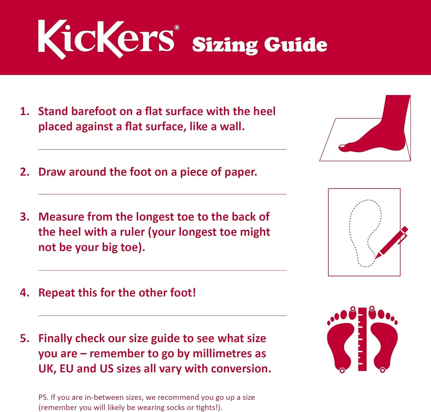 Kickers Men's Derby Lace-up