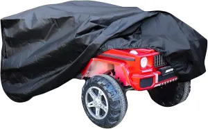 Kids Ride-On Toy Car Cover, 62 x 40 x 29inch Outdoor Water Resistant Protection Cover Power Wheels Cover Waterproof for Children Wheels Toy Electric Car