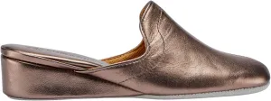 Lamo Somersby Blanche Women's Slippers, Slip-On Leather House Slippers for Women – Wide Width