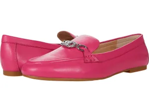 Lauren Ralph Lauren Womens Averi Nappa Leather Loafer 10 Bright Pink Soft Nappa