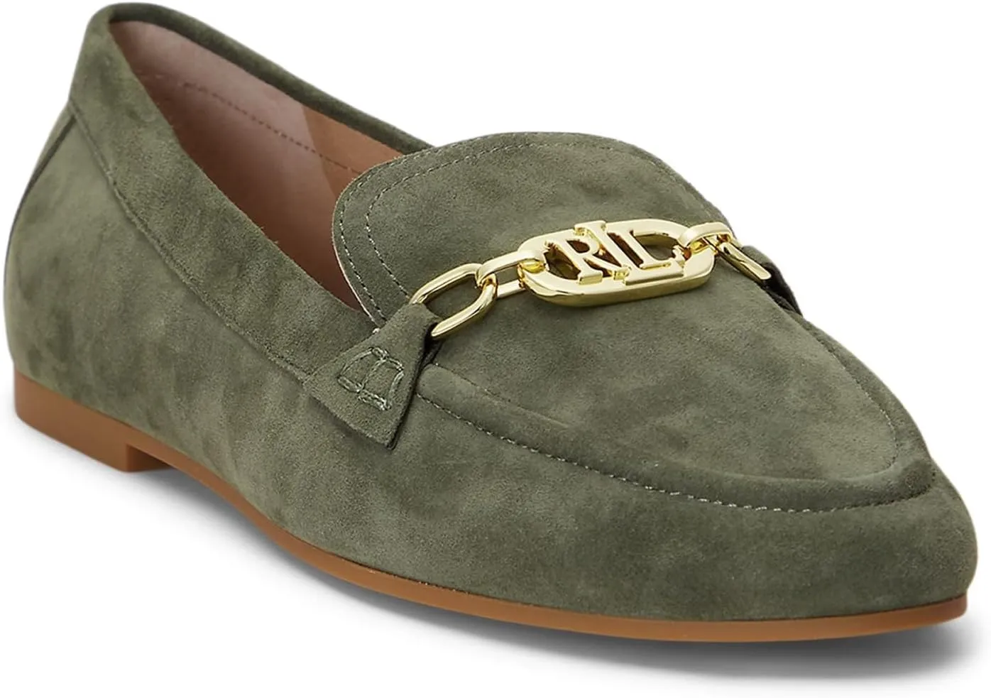Lauren Ralph Lauren Womens Averi Nappa Leather Loafer