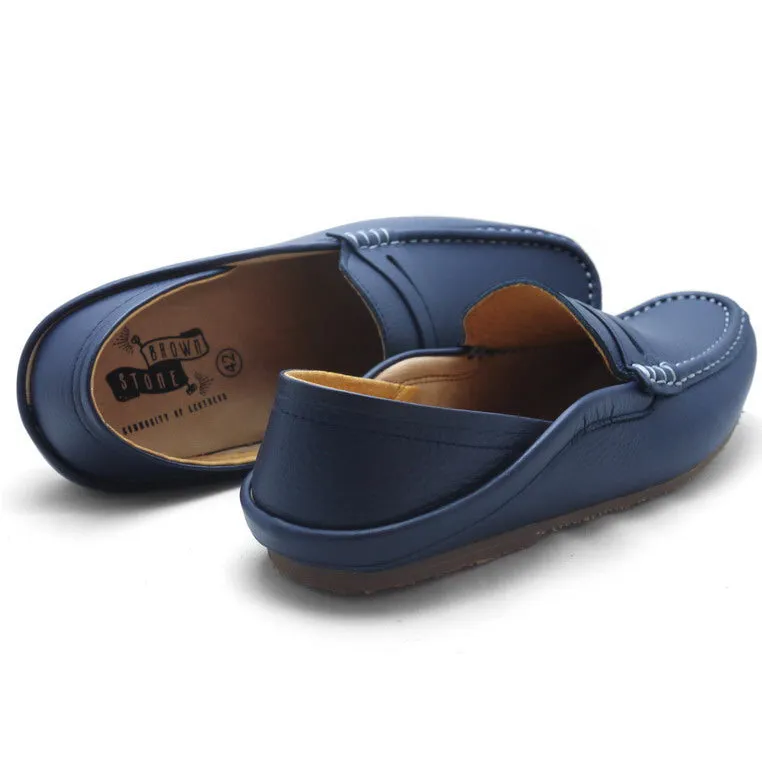 Libero Loafer Wrinkle Soft Navy