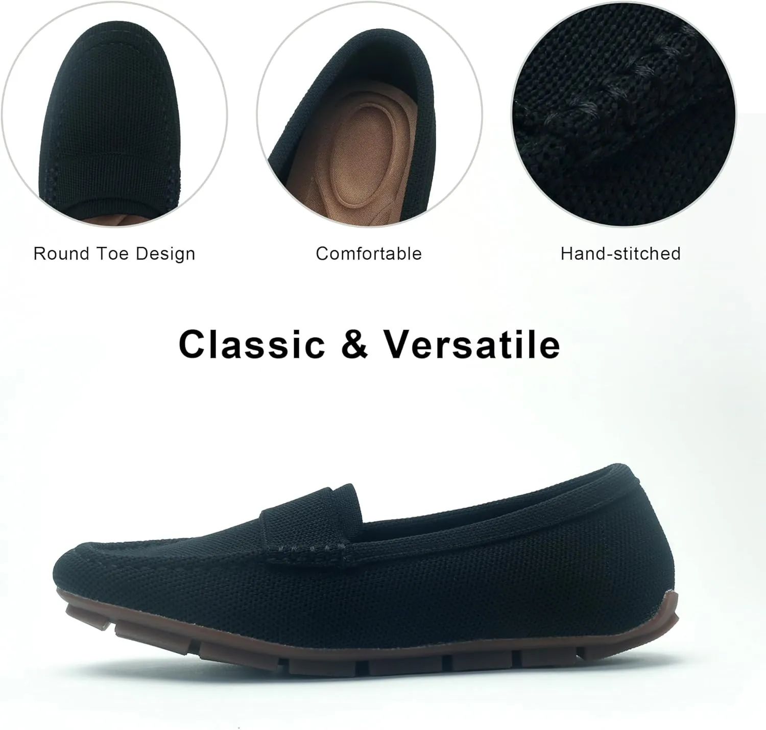 Loafer Shoes for Women Comfortable Casual Women's Loafer Shoes Flat Shoes
