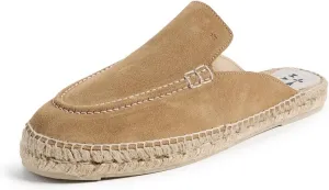 Manebi Men's Suede Traveler Mule Espadrilles