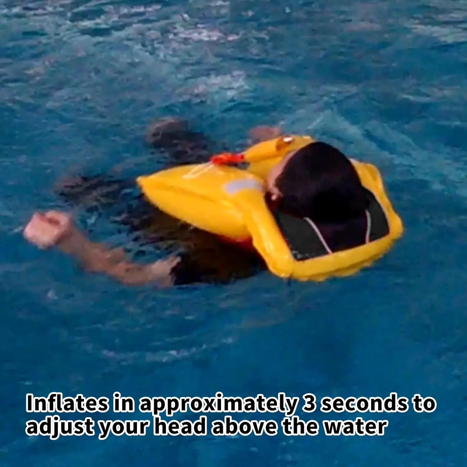 Manual Inflatable Life Jacket|Life Vest for Adults|PFD Low Profile|Supports up to 330 lbs