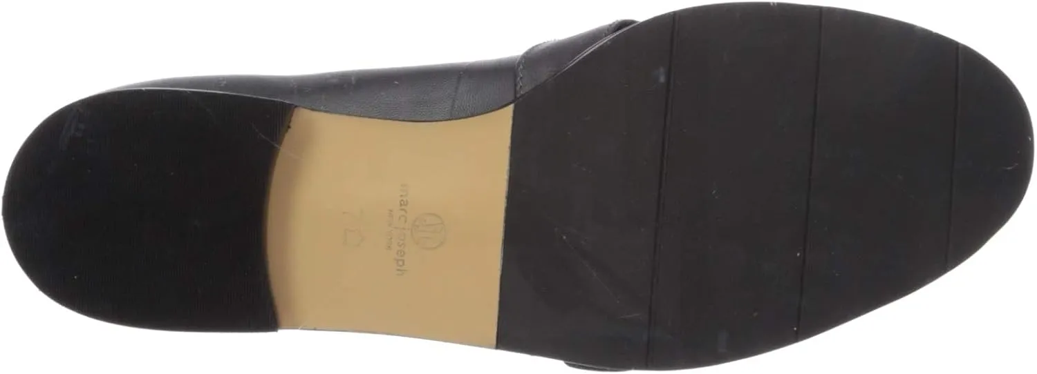 Marc Joseph New York Women's Leather Buckle Loafer with Grommet Detail
