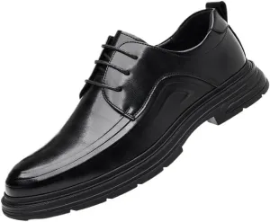 Men's Business Derby Shoes Mens Modern Classic Lace-up Oxfords Shoes Comfort Soft Men Casual Derby Shoes