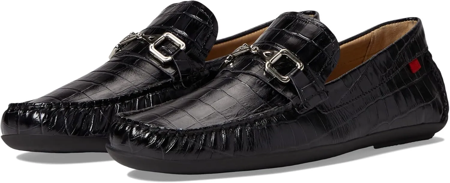 Mens Casual Comfortable Genuine Leather Driving Moccasins Classic Wall Street Fashion Buckle Loafer Slip On Breathable Driving Loafer