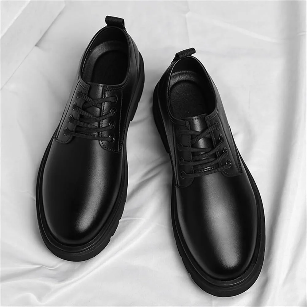 Mens Casual Dress Shoes British Style Oxford Shoes Wedding Groom Shoes Low Top Derby Shoes Fashion Leather Shoes Round Toe Shoes Perforated Youth Trendy Shoes(8)