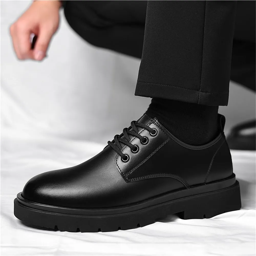Mens Casual Dress Shoes British Style Oxford Shoes Wedding Groom Shoes Low Top Derby Shoes Fashion Leather Shoes Round Toe Shoes Perforated Youth Trendy Shoes(8)