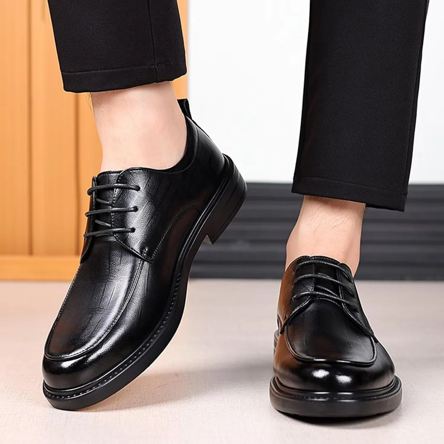 Men's Classic Formal Business Oxford Lace Up Dress Shoe