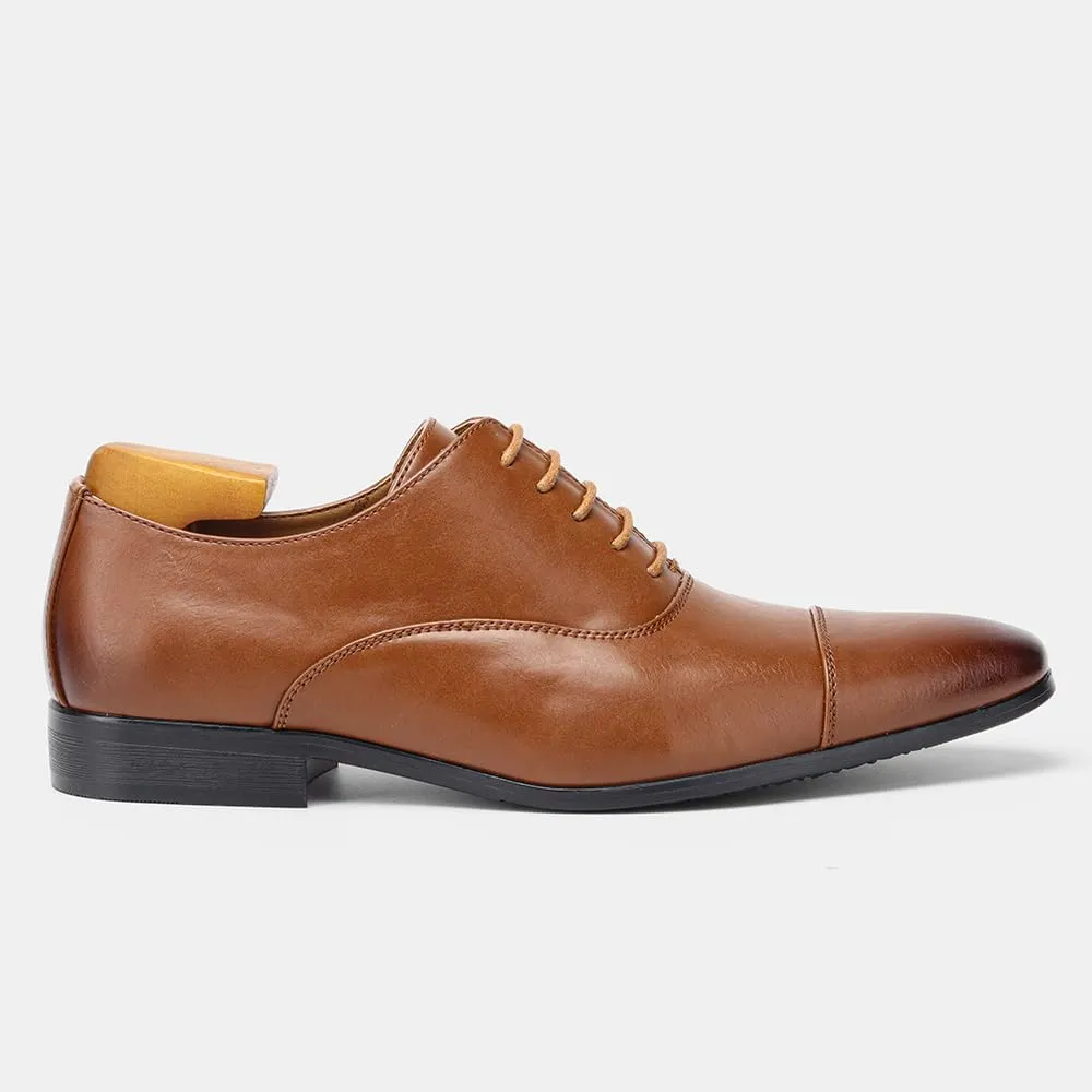 Men’s Dress Oxford Formal Shoes Men's Wingtip Dress Shoes Leather Lace Up Non Slip Business Derby Shoes for Men