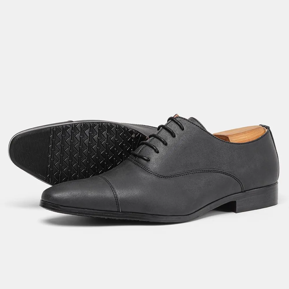 Men’s Dress Oxford Formal Shoes Men's Wingtip Dress Shoes Leather Lace Up Non Slip Business Derby Shoes for Men