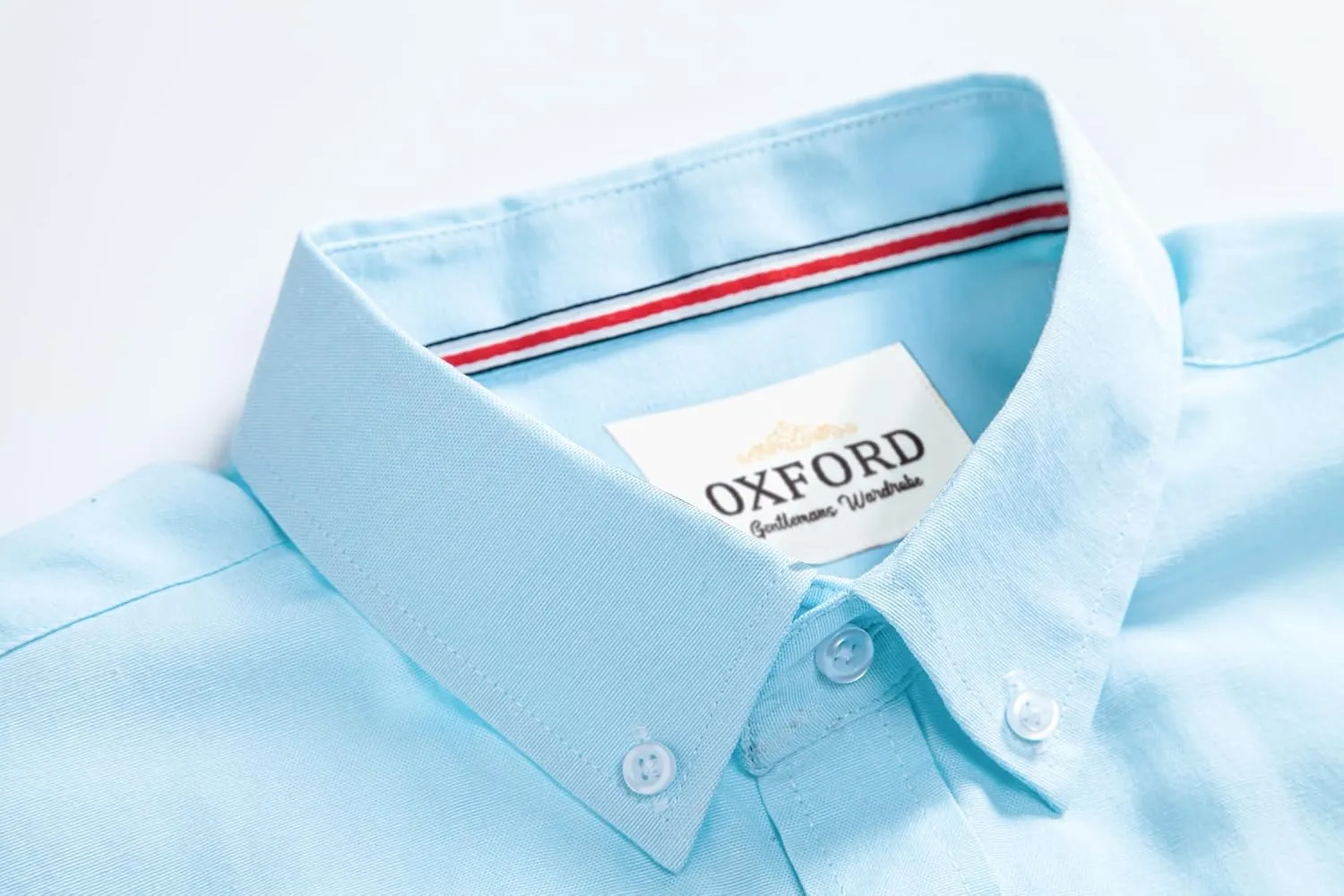 Mens Oxford Shirts Long Sleeve Slim Fit Lightweight Casual Button Down Shirts with Pocket