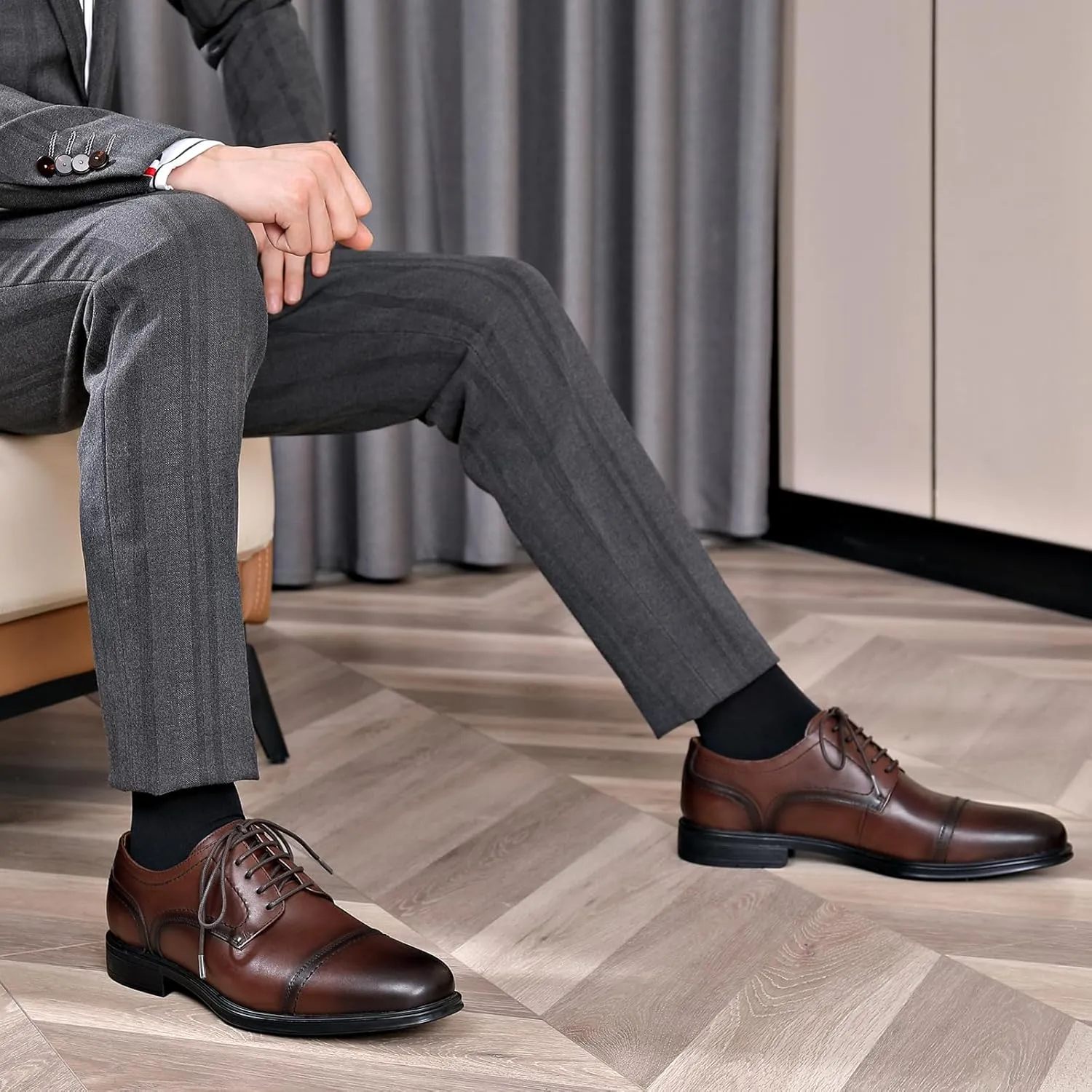 Men's Oxford Shoes, Comfort Formal Shoes for Men Wedding
