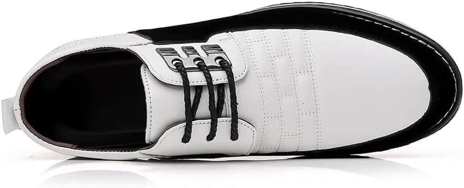 Men's Premium Casual Lace Up Walking Shoes Business Driving Oxford Shoes