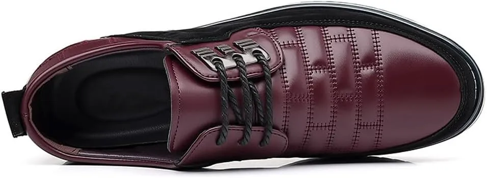 Men's Premium Casual Lace Up Walking Shoes Business Driving Oxford Shoes