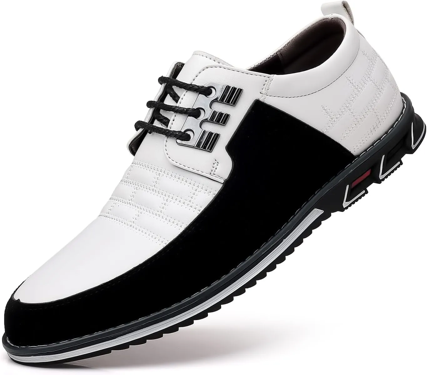 Men's Premium Casual Lace Up Walking Shoes Business Driving Oxford Shoes