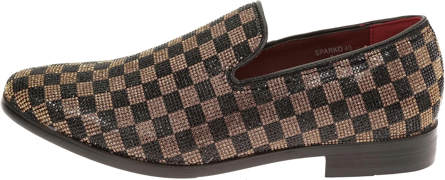 Mens Sparkling Glitter Dress-Shoes sparko40